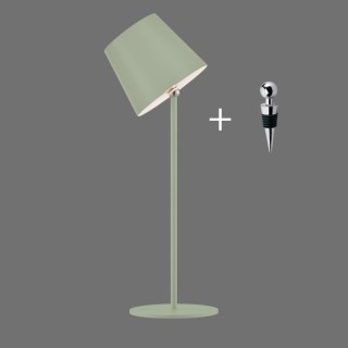 Lampe de table AKKU, vert, 1xLED-Board/2,50W/3000K, Lampe rechargeable, IP54
