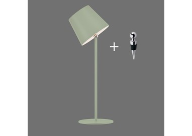 Lampe de table AKKU, vert, 1xLED-Board/2,50W/3000K, Lampe rechargeable, IP54
