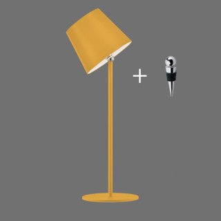 Lampe de table AKKU, jaune, 1xLED-Board/2,50W/3000K, Lampe rechargeable, IP54