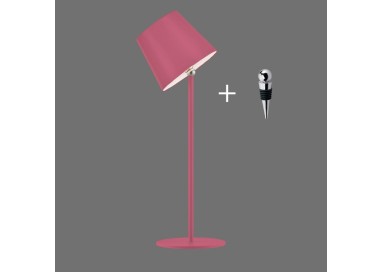 Lampe de table AKKU, rose, 1xLED-Board/2,50W/3000K, Lampe rechargeable, IP54