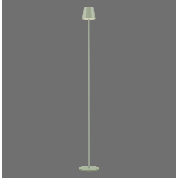 Lampadaire AKKU, vert, 1xLED-Board/2,50W/3000K, Lampe rechargeable, IP54