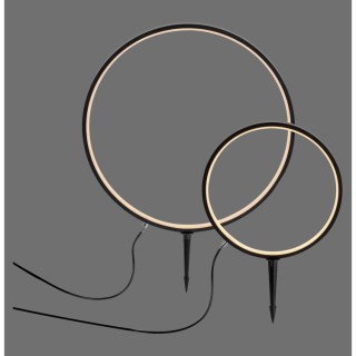 Lampe à piquet, noir, 1xLED-Board/2,20W/3000K, 1xLED-Board/3,10W/3000K, luminaire extérieur, IP65