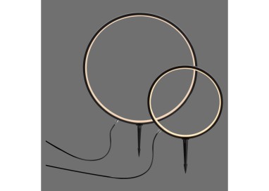 Lampe à piquet, noir, 1xLED-Board/2,20W/3000K, 1xLED-Board/3,10W/3000K, luminaire extérieur, IP65