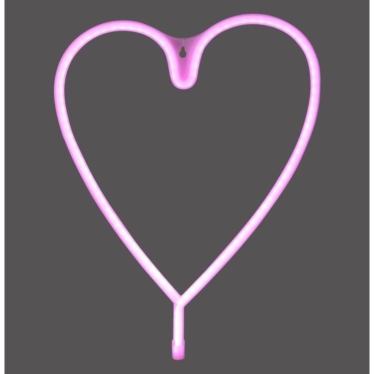 Tableau néon LED, rose, 1xLED-Board/7W/pinkK, luminaire intérieur, IP20