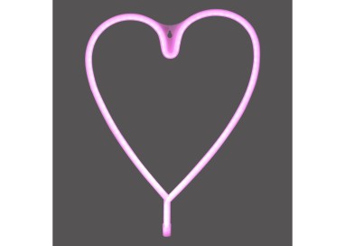 Tableau néon LED, rose, 1xLED-Board/7W/pinkK, luminaire intérieur, IP20