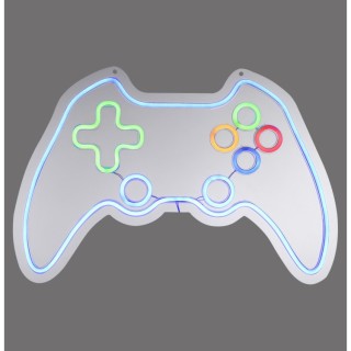 Tableau néon LED, multicolore, 1xLED-Board/6,50W/blau,grün,rot,orangeK, luminaire intérieur, IP20