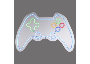 Tableau néon LED, multicolore, 1xLED-Board/6,50W/blau,grün,rot,orangeK, luminaire intérieur, IP20