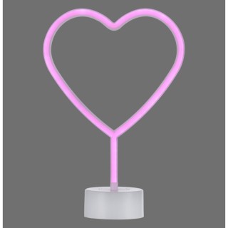 Tableau néon LED, rose, 1xLED-Board/1W/pinkK, luminaire intérieur, IP20