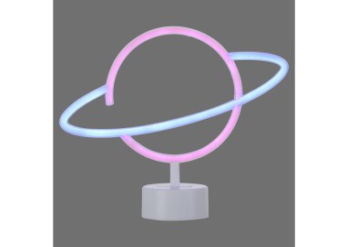 Tableau néon LED, multicolore, 1xLED-Board/1W/pink, blauK, luminaire intérieur, IP20