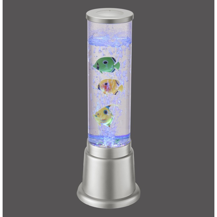 Colonne d'eau, argent, 12xLED/0,05W/RGBK, luminaire intérieur, IP20