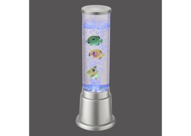 Colonne d'eau, argent, 12xLED/0,05W/RGBK, luminaire intérieur, IP20