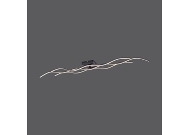 Plafonnier, noir, 2xLED-Board/12,50W/3000K, 1xLED-Board/17W/3000K, luminaire intérieur, IP20