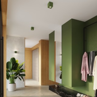 Applique QUAD béton vert olive