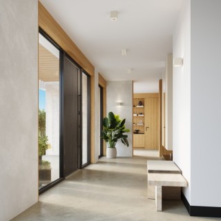 Applique QUAD béton beige