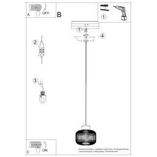 Lampe suspendue GABBIA 35