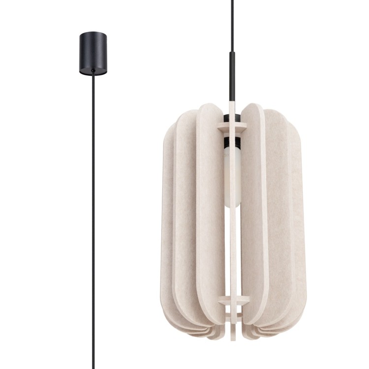 Lampe suspendue MULA 27 beige