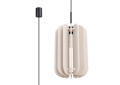 Lampe suspendue MULA 27 beige