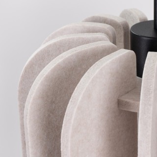 Lampe suspendue MULA 27 beige