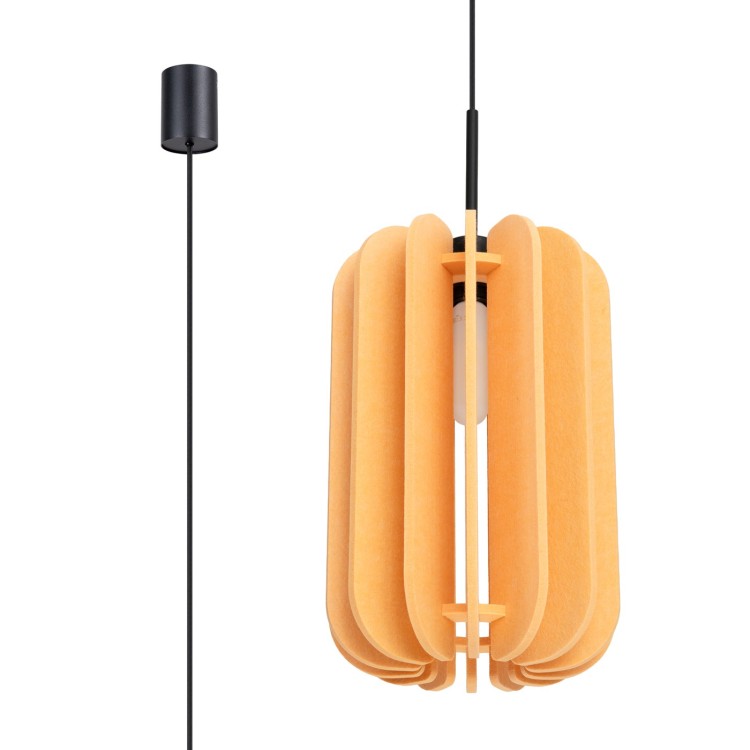 Lampe suspendue MULA 27 jaune