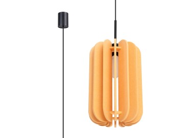 Lampe suspendue MULA 27 jaune