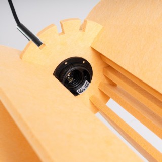 Lampe suspendue MULA 27 jaune