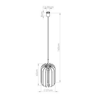 Lampe suspendue MULA 27 jaune