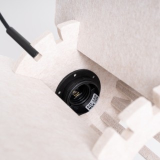 Lampe suspendue MULA 45 beige