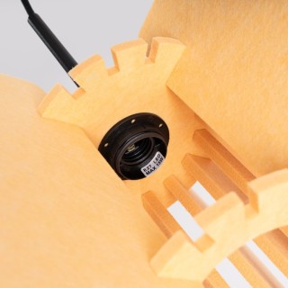 Lampe suspendue MULA 45 jaune