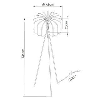 Lampadaire MULA 45 beige