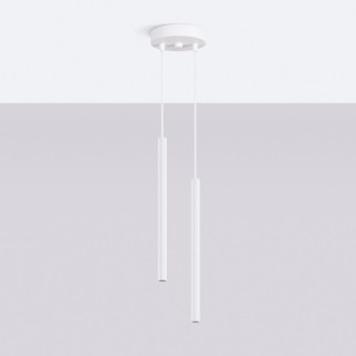 Lampe suspendue ARCHE 2P blanc
