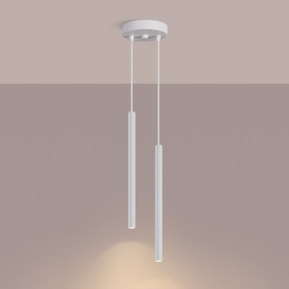 Lampe suspendue ARCHE 2P blanc