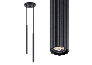 Lampe suspendue ARCHE 2P noir