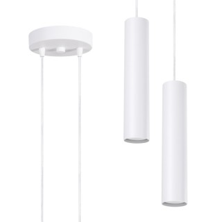 Lampe suspendue LAGOS 2P blanc