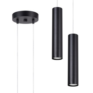 Lampe suspendue LAGOS 2P noir