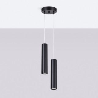Lampe suspendue LAGOS 2P noir