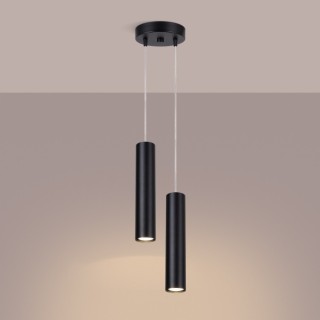 Lampe suspendue LAGOS 2P noir