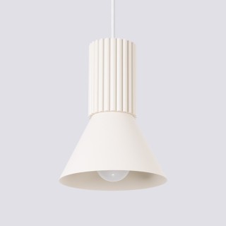 Lampe suspendue ESTRIA 1 beige