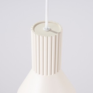 Lampe suspendue ESTRIA 1 beige