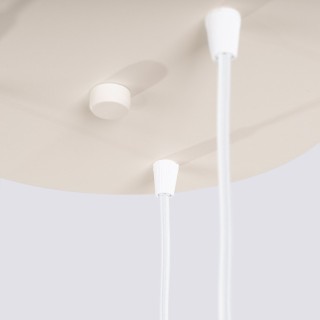 Lampe suspendue ESTRIA 3P beige