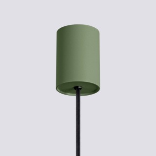 Lampe suspendue ESTRIA 1 beige/vert olive