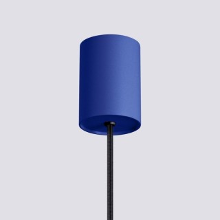 Lampe suspendue ESTRIA 1 blanc/ultramarine