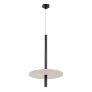 Lampe suspendue FELTRO 1 noir/beige