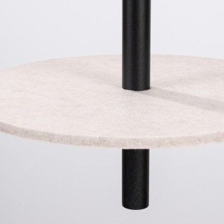 Lampe suspendue FELTRO 1 noir/beige