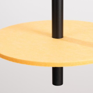 Lampe suspendue FELTRO 1 noir/jaune