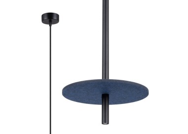 Lampe suspendue FELTRO 1 noir/marine