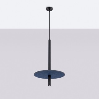 Lampe suspendue FELTRO 1 noir/marine