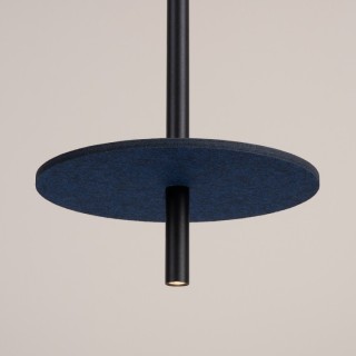 Lampe suspendue FELTRO 1 noir/marine