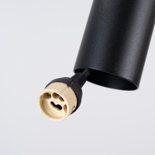 Lampe suspendue PELTA 1 noir/jaune