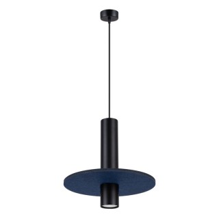 Lampe suspendue PELTA 1 noir/marine