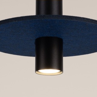 Lampe suspendue PELTA 1 noir/marine
